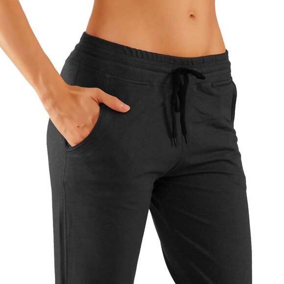 Warm Fleece Lined Cotton Sweatpants - Picture 1 of 8